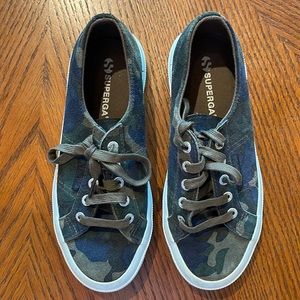SUPERGA camo sneakers